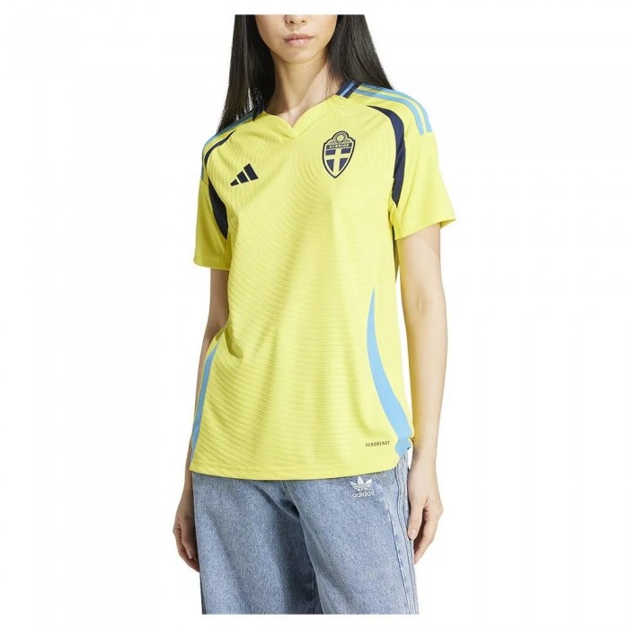 [해외]아디다스 Sweden 23/24 Home 여성 반팔 티셔츠 3140538985 Bright Yellow