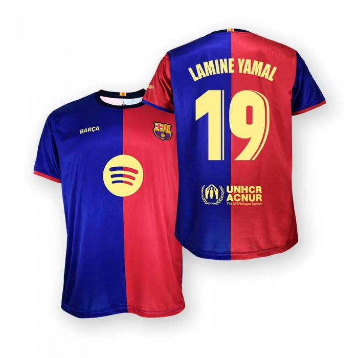 [해외]FC BARCELONA FC Barcelona 24/25 27 Lamine Yamal 반팔 티셔츠 홈 3141409796 Red / Blue