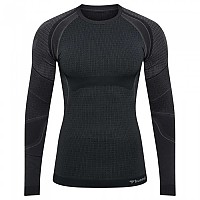 [해외]험멜 Olli Seamless 긴팔 티셔츠 3139082019 Black / Asphalt Melange