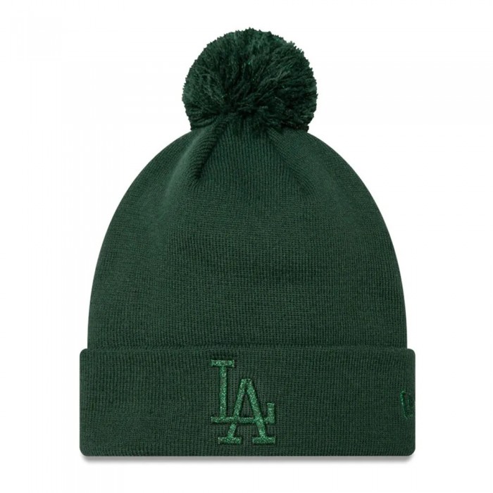 [해외]뉴에라 Metallic Bobble La Dodgers 비니 141414706 Dark Green