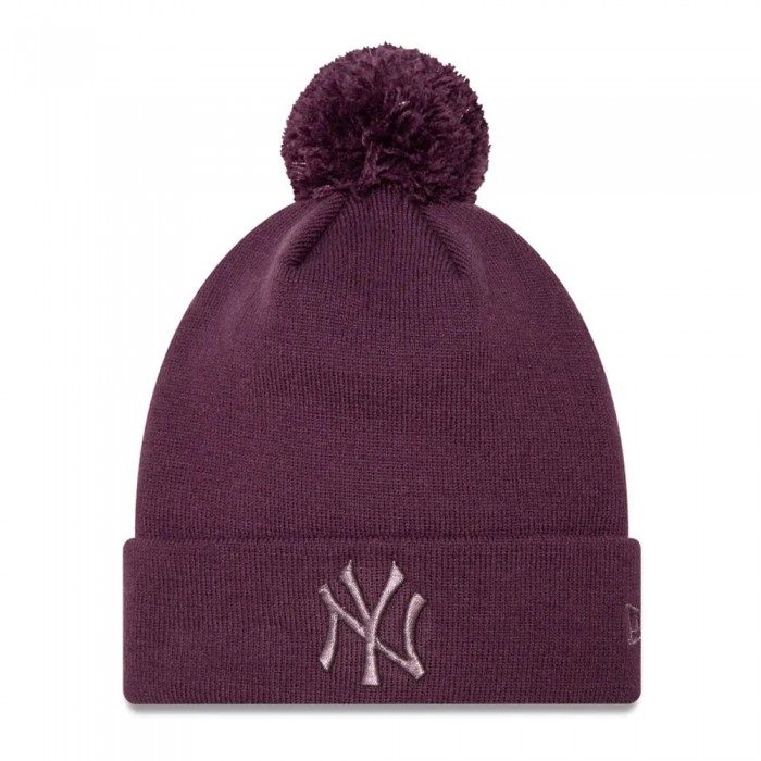 [해외]뉴에라 Metallic Bobble New York Yankees 비니 141414707 Dark Purple