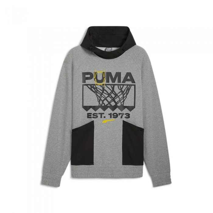 [해외]푸마 Winning Shot Graphic Tech 후드티 140940573 Medium Gray Heather