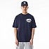 [해외]뉴에라 Baseball Grphic Oversized New York Yankees 반팔 티셔츠 141414562 Navy