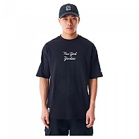 [해외]뉴에라 MLB Tartan Oversized New York Yankees 반팔 티셔츠 141414772 Black