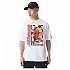 [해외]뉴에라 NBA Flame Print Oversized Chicago Bulls 반팔 티셔츠 141414800 White