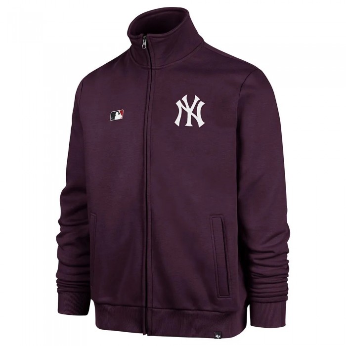 [해외]47 MLB New York Yankees Core Islington 풀지퍼 스웨트셔츠 141311904 Plum