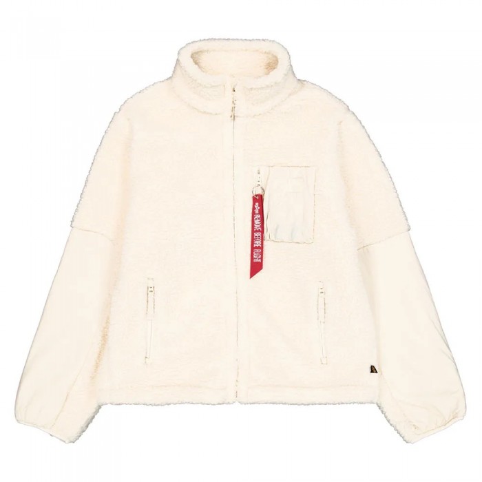 [해외]알파 인더스트리 Sherpa 자켓 141045366 Off White