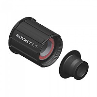 [해외]디티스위스 Ratchet Exp Shimano HG 오른쪽 모자이 있는 MTB 프리허브 바디 1141339309 Black