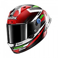 [해외]샤크 Aeron-GP Fim Racing 1 Firstlap 풀페이스 헬멧 9141412450 Carbon / Red / Green