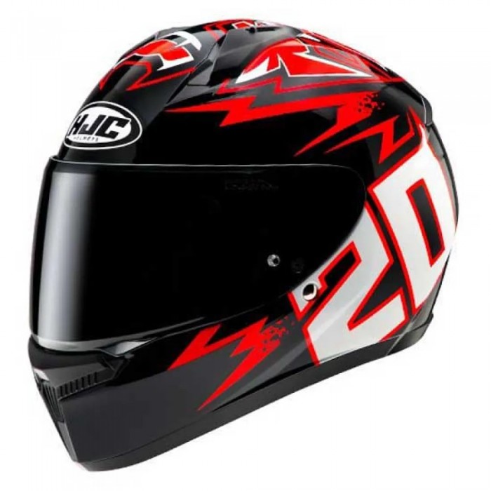 [해외]HJC C10 Diablo Mask 풀페이스 헬멧 9141541101 Black / Red / White