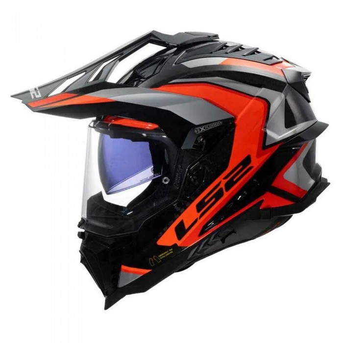 [해외]LS2 MX701 Explorer Carbon Frontier II 풀페이스 헬멧 9141454347 Orange