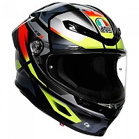 [해외]AGV K6 S 풀페이스 헬멧 9141295576 Erazer Black / Red / Yellow Fluo