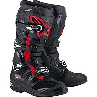 [해외]알파인스타 Tech 7 오프로드 부츠 9141309457 Black / Red Fluor