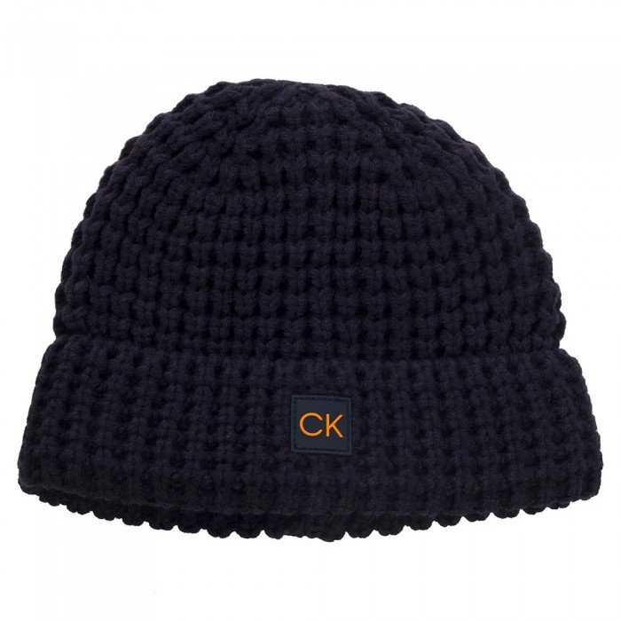 [해외]캘빈클라인 GOLF Chunky Knit 비니 141182737 Evening Blue