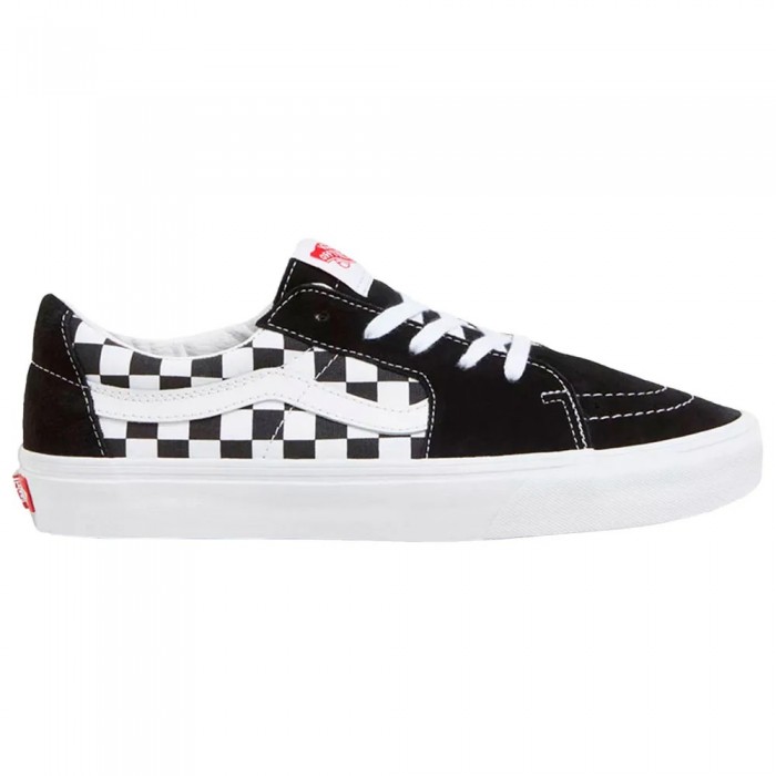 [해외]반스 SK8-Low 운동화 141591210 Canvas / Suede / Black Checkerboard