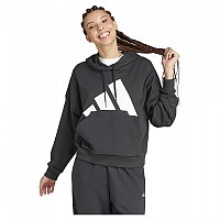 [해외]아디다스 Essentials Big Logo French Terry Loose 후드티 141541548 Black / White