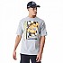 [해외]뉴에라 NBA Flame Print Oversized La Lakers 반팔 티셔츠 141414802 Grey Med