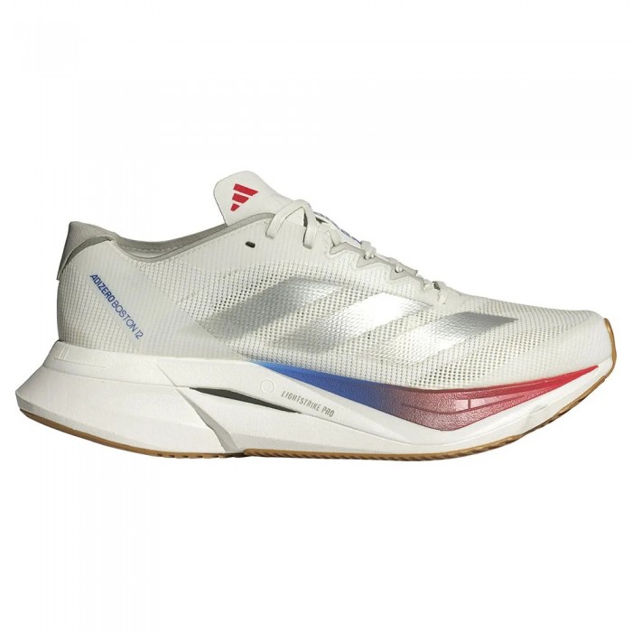 [해외]아디다스 Adizero Boston 12 러닝화 6141603829 Core White / Matte Silver / Pure Ruby