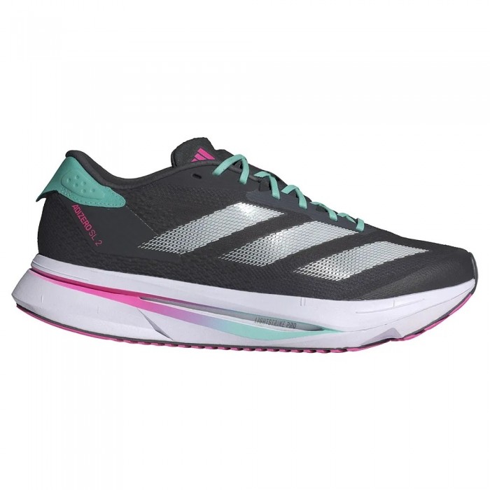 [해외]아디다스 Adizero SL2 러닝화 6141603844 Carbon / Crystal Jade / Flash Aqua