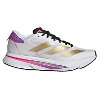 [해외]아디다스 Adizero SL2 러닝화 6141603860 Cloud White / Gold Met / Purple Burst