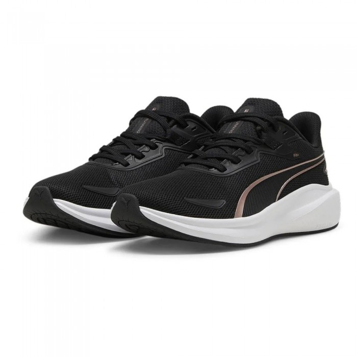 [해외]푸마 Skyrocket Lite 러닝화 6140935578 Black / White / Rose Gold