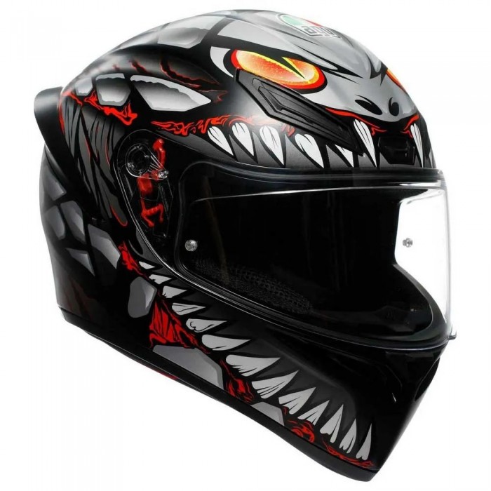 [해외]AGV K1 S 풀페이스 헬멧 9141295557 Lyzard Matt Black / Grey / Red