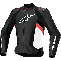 [해외]알파인스타 Missile V3 Airflow 레이싱 자켓 9141342180 Black / White / Red Fluo