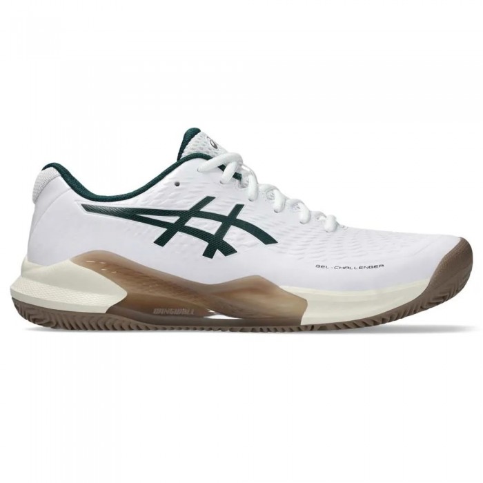 [해외]아식스 Gel Challenger 14 클레이 코트 신발 12141607936 White / Saxon Green