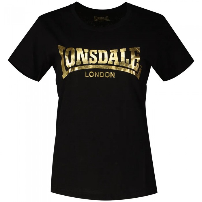 [해외]LONSDALE Cartmel 반팔 티셔츠 7141308112 Black / Gold