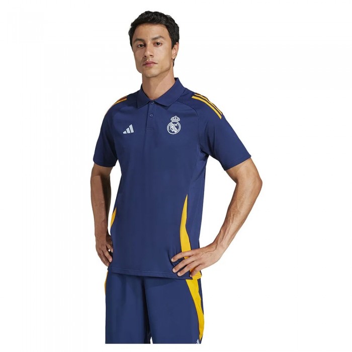 [해외]아디다스 Real Madrid Tiro 24 Competition 반팔 폴로 셔츠 3141516582 Team Navy Blue 2 / Crew Orange / Glow Blue