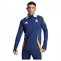 [해외]아디다스 Real Madrid Tiro 24 Competition Training 하프 지퍼 스웨트셔츠 3141542026 Team Navy Blue 2 / Crew Orange / Glow Blue