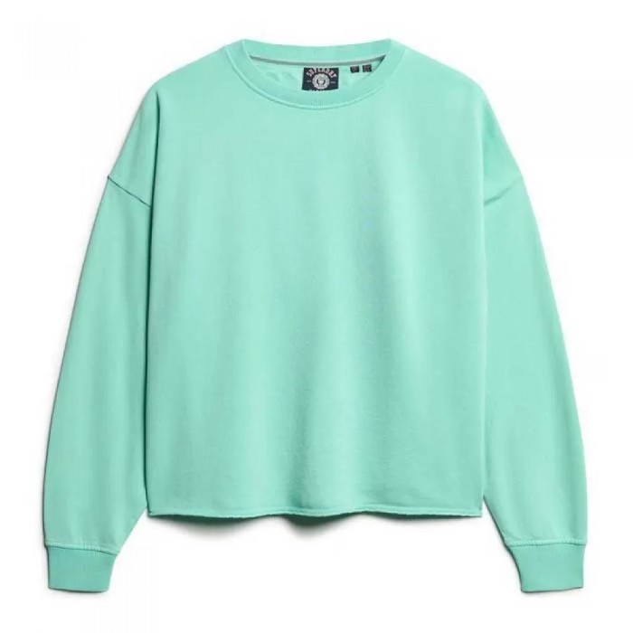 [해외]슈퍼드라이 Essential Logo Gd Relax 스웨트셔츠 141663193 Spearmint Light Green