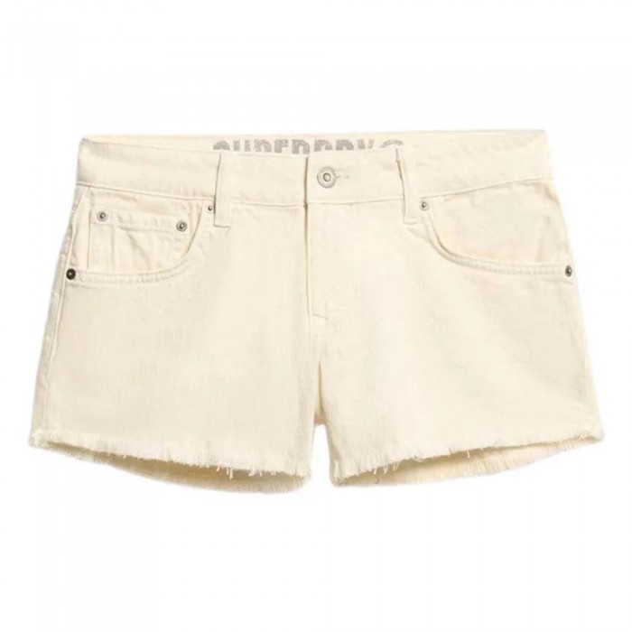 [해외]슈퍼드라이 Hot 데님 반바지 141663288 Desert Bone Off White