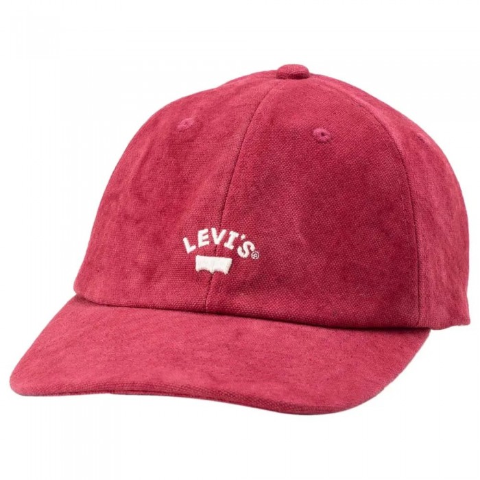 [해외]리바이스 ACCESSORIES Lazy Girl Logo cap 141495241 Medium Red