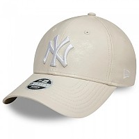 [해외]뉴에라 Crinkled Pu 9Forty New York Yankees 모자 141492284 Light Beige