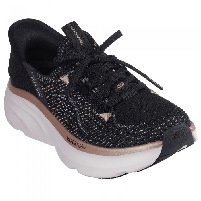 [해외]스케쳐스 D´Lux Vapor 운동화 141550203 Black Knit / Rose Gold Trim