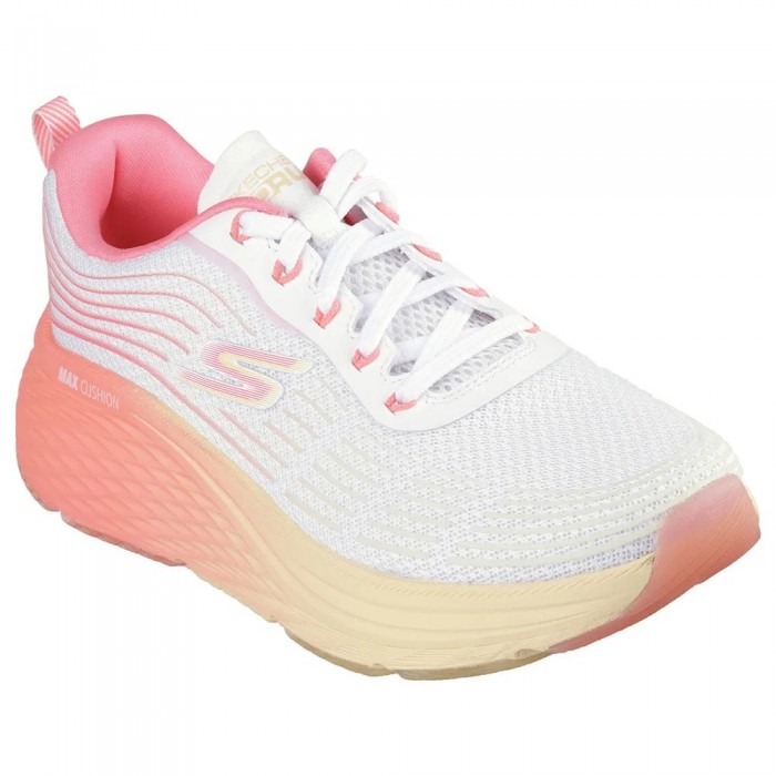 [해외]스케쳐스 Max Cushioning Elite 2.0 운동화 141550270 White Textile / Pink Trim