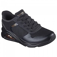 [해외]스케쳐스 Tres Air Uno 운동화 141550312 Black Mesh / Hot Melt