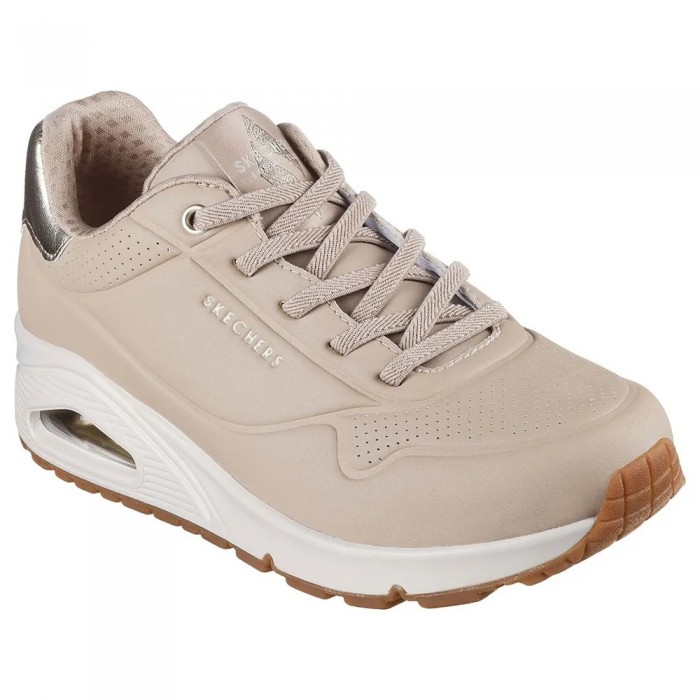 [해외]스케쳐스 Uno 운동화 141550327 Nude Durabuck / Rosegold Duraleather / Mesh Trim