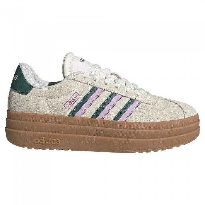 [해외]아디다스 VL Court Bold 운동화 141605446 Off White / Collegiate Green / Bliss Lilac