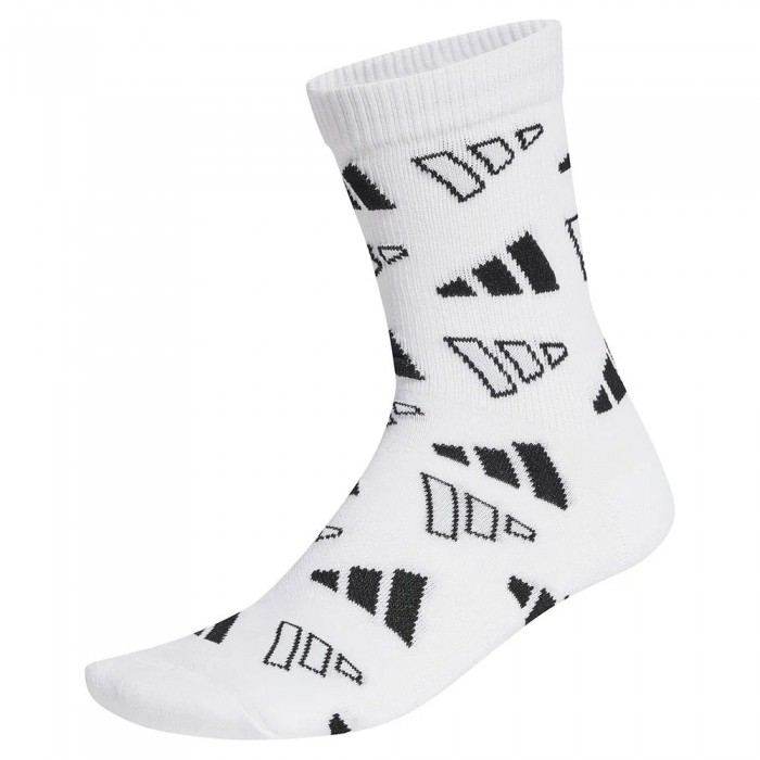 [해외]아디다스 Monogram 크루 양말 141585498 White / Black