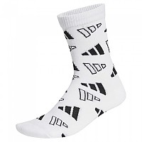 [해외]아디다스 Monogram 크루 양말 141585498 White / Black