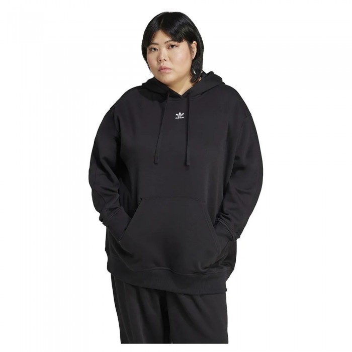 [해외]아디다스 ORIGINALS Essentials Oversized 플리스 Plus 후드티 141542762 Black