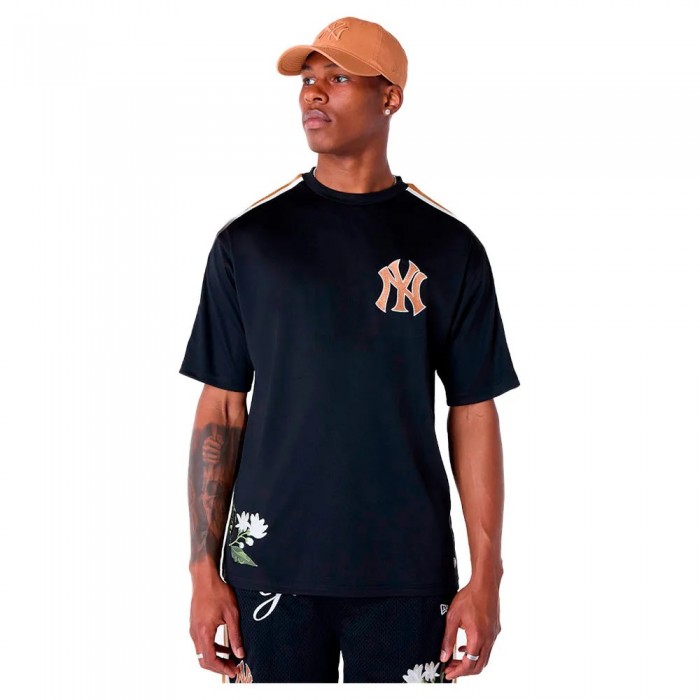 [해외]뉴에라 MLB Floral New York Yankees 반팔 티셔츠 141491042 Black