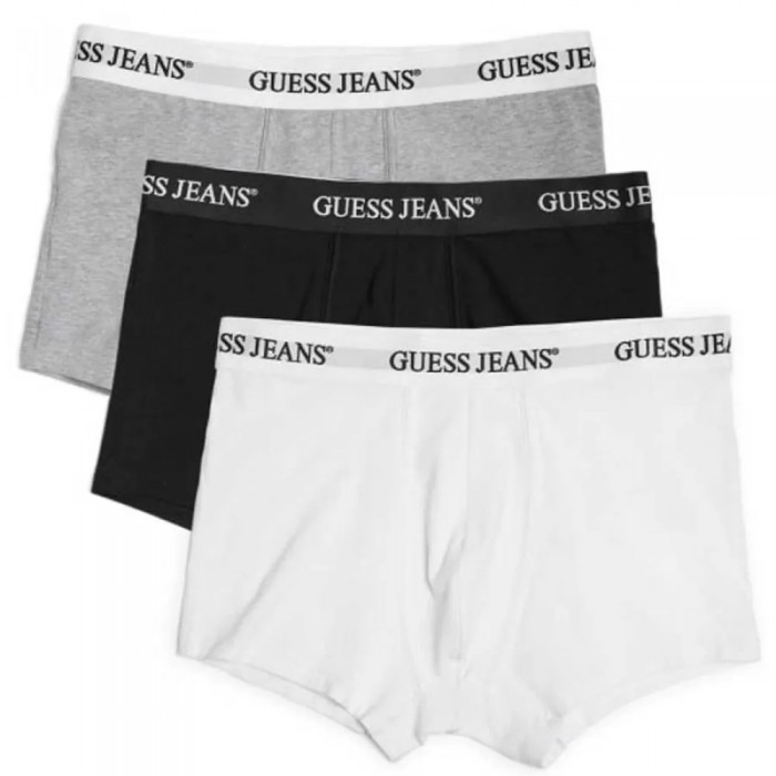 [해외]GUESS JEANS Gj M4Bz48-K6Yw1 복서 브리프 3 단위 141631543 White / Black / Grey