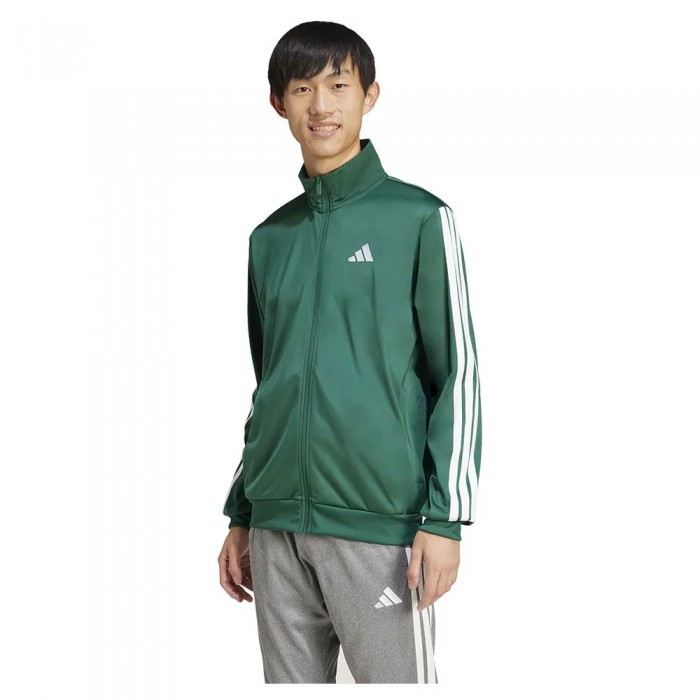 [해외]아디다스 3 Stripes Tricot Regular 트랙 자켓 6141541205 Collegiate Green