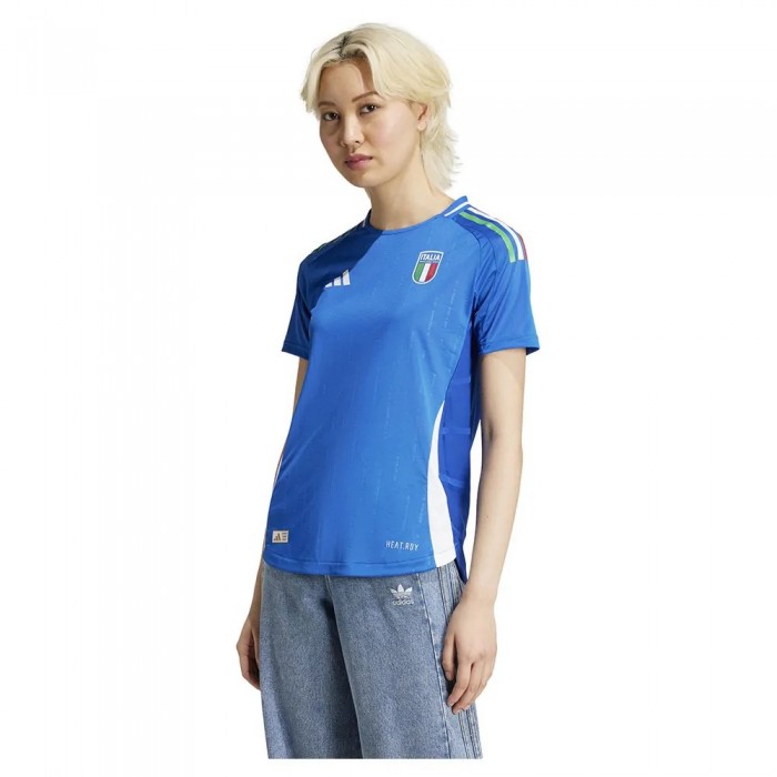 [해외]아디다스 Italy 24/25 Authentic Home 여성 반팔 티셔츠 3141585398 Blue