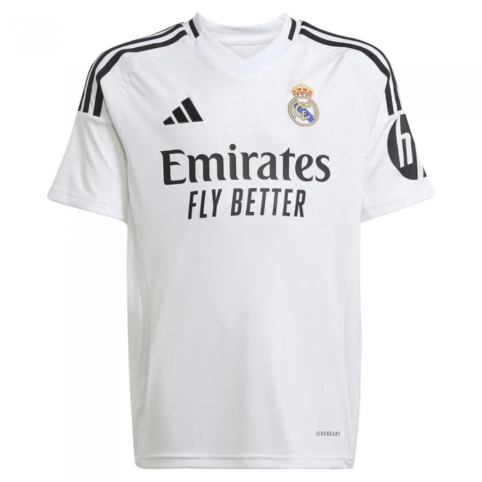 [해외]아디다스 Real Madrid 24/25 Home 주니어 반팔 티셔츠 3141585546 White / White