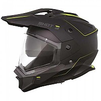 [해외]SHOT Trek Max Vision Rally 풀페이스 헬멧 9141452114 Black / Neon Yellow Matt