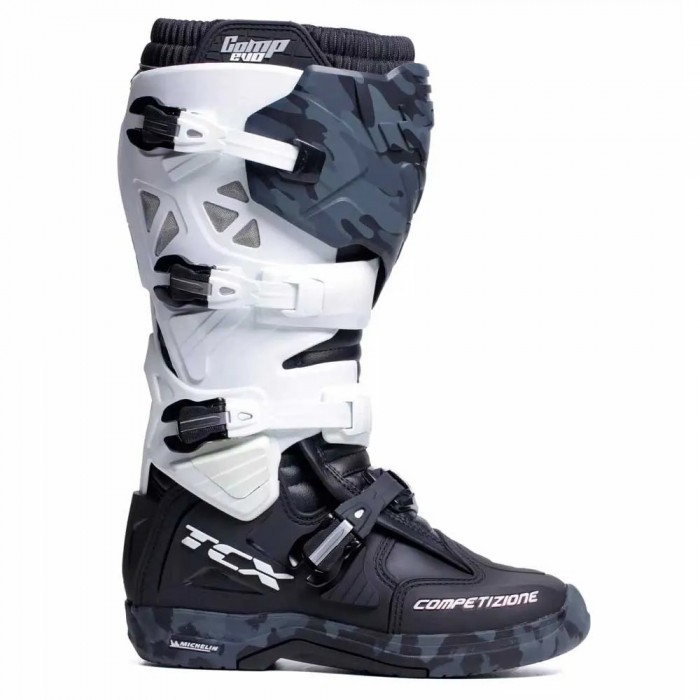 [해외]TCX Comp Evo 2 미쉐린 오프로드 부츠 9141677970 Black / White / Camo